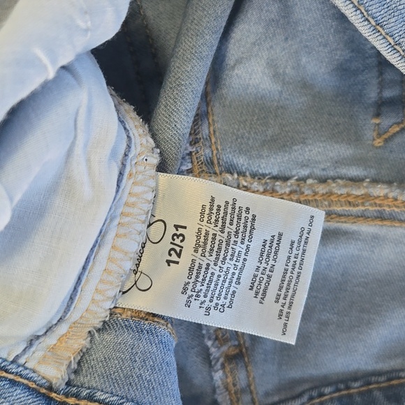 Jessica Simpson Cropped Skinny Jeans, Size 12 - Picture 9 of 12